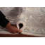 Grand tapis oriental en laine ivoire fait à la main Oushak 8 x 15