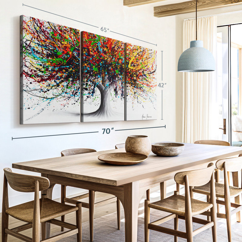 «Festival Flavour Tree» sur toile, H 42 po x l 65 po x P 1,25 po