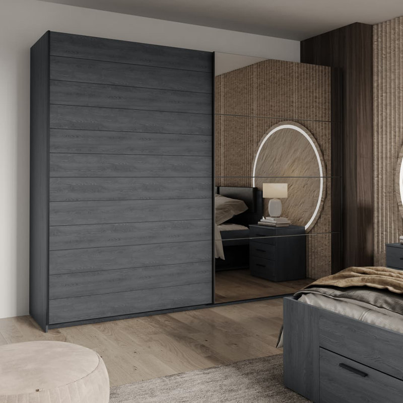 Beedie 2 Door Manufactured Wood Wardrobe