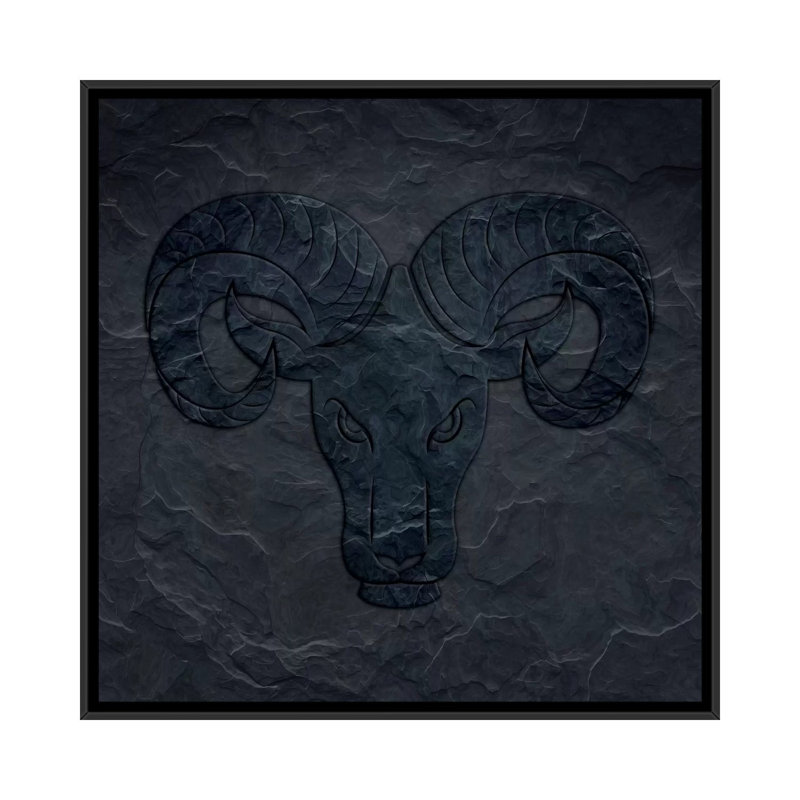 Intensity to Oververse, impression sur toile tendue, H 18 po x l 18 po x P 1,5 po, Toile encadrée noire, Pas de tapis