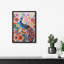 Art moderne paon vibrant moderne-147269658-147269659