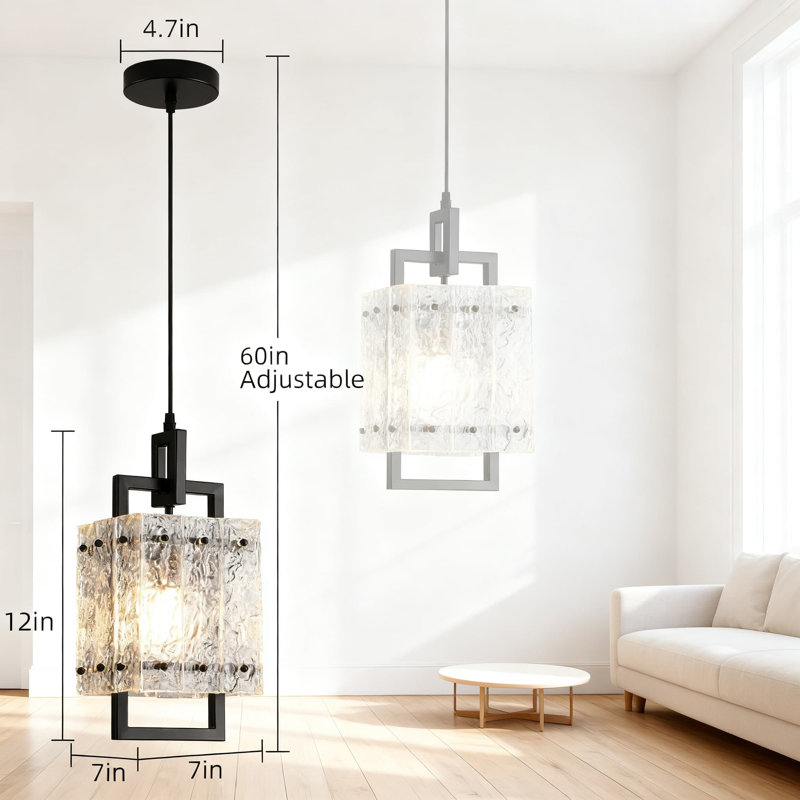 Ensemble de 2 luminaires suspendus Modern Modern