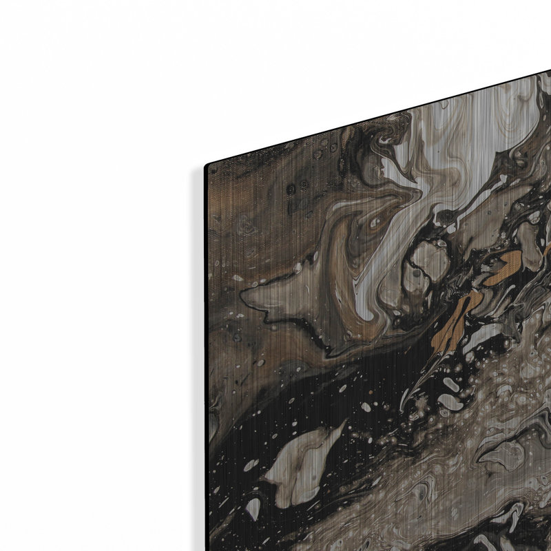 «Mystic Storm» par Jean Plout, art mural en métal, H 12 po x l 36 po