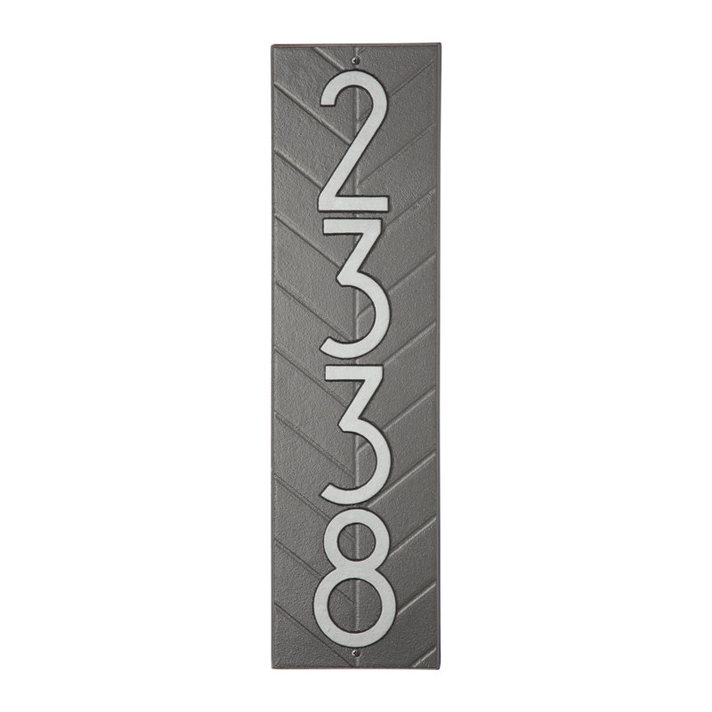 Plaque murale Mid-Century, Étain/Argent, Oui