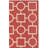 Arneshia Geometric Red/Bone Area Rug-20794381