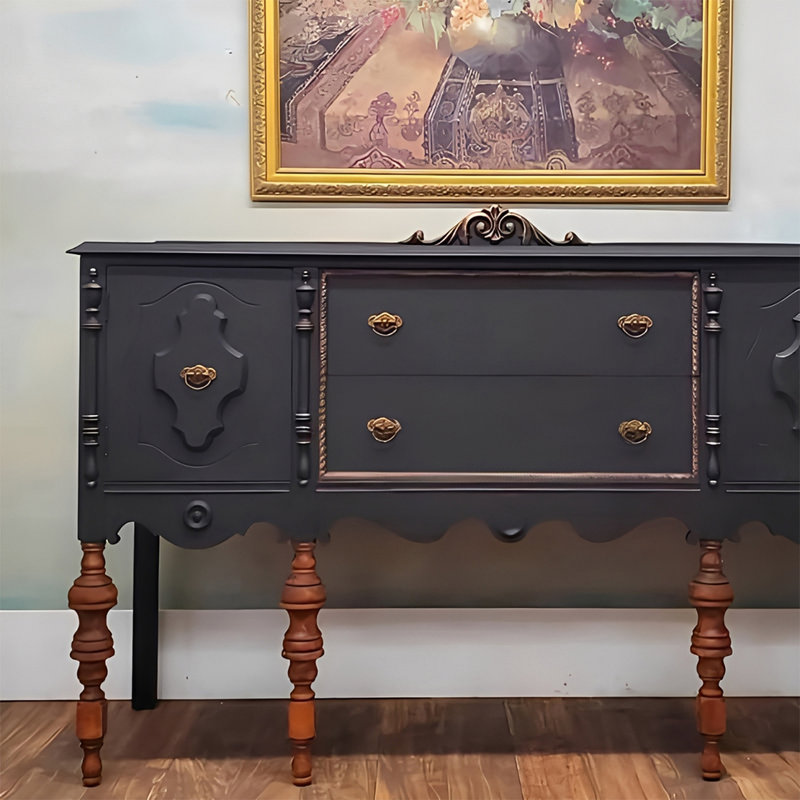 Retro Multifunctional Console Table