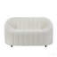 Canapé en sherpa blanc Teddy