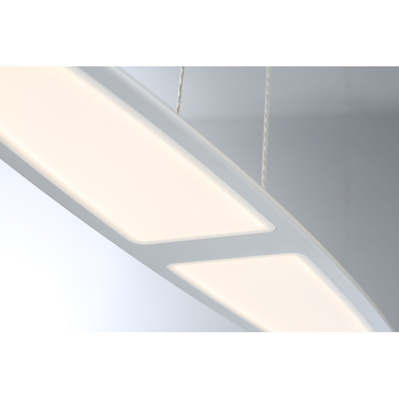 Luminaire suspendu géométrique unique à 1 lumière à DEL Ormont