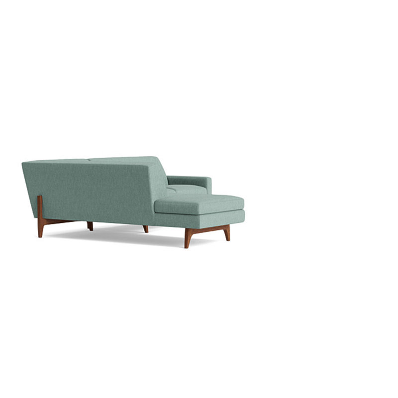 Tyler Sectional With Bumper (95" X 95"), Left Hand Facing, Performance Weave - Spa