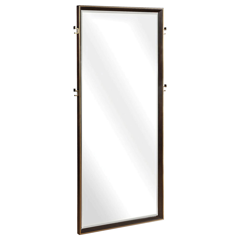 Smoked Peppercorn 80-Inch Floor Mirror