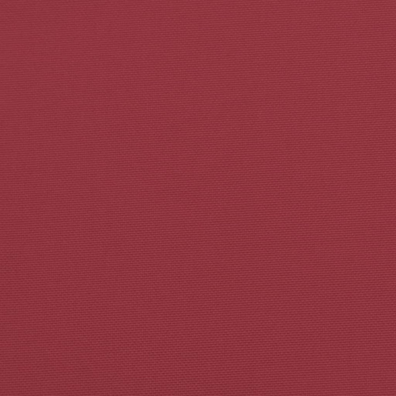 Coussin d'extérieur Claire pour banc, tissu capitonné, L 70,9 po x P 39,4 po, Wine Red
