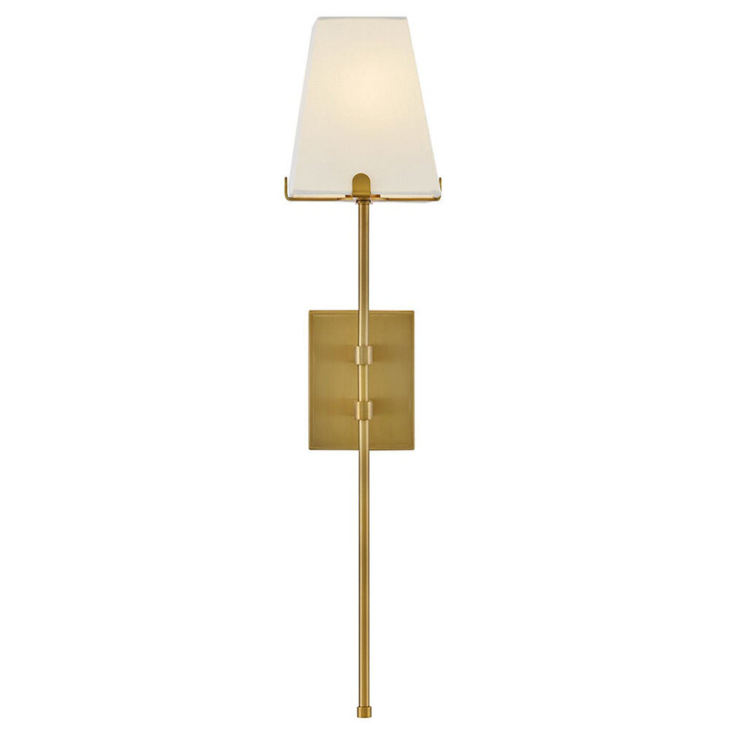 Benton 1 - Light Wallchiere, Lacquered Brass