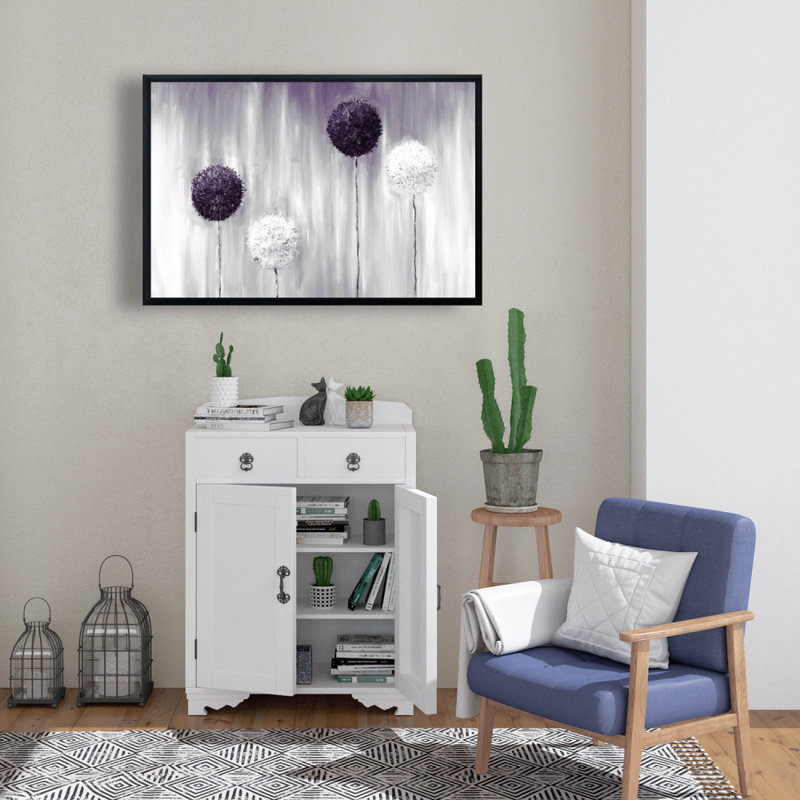 " Purple Allium Flowers "