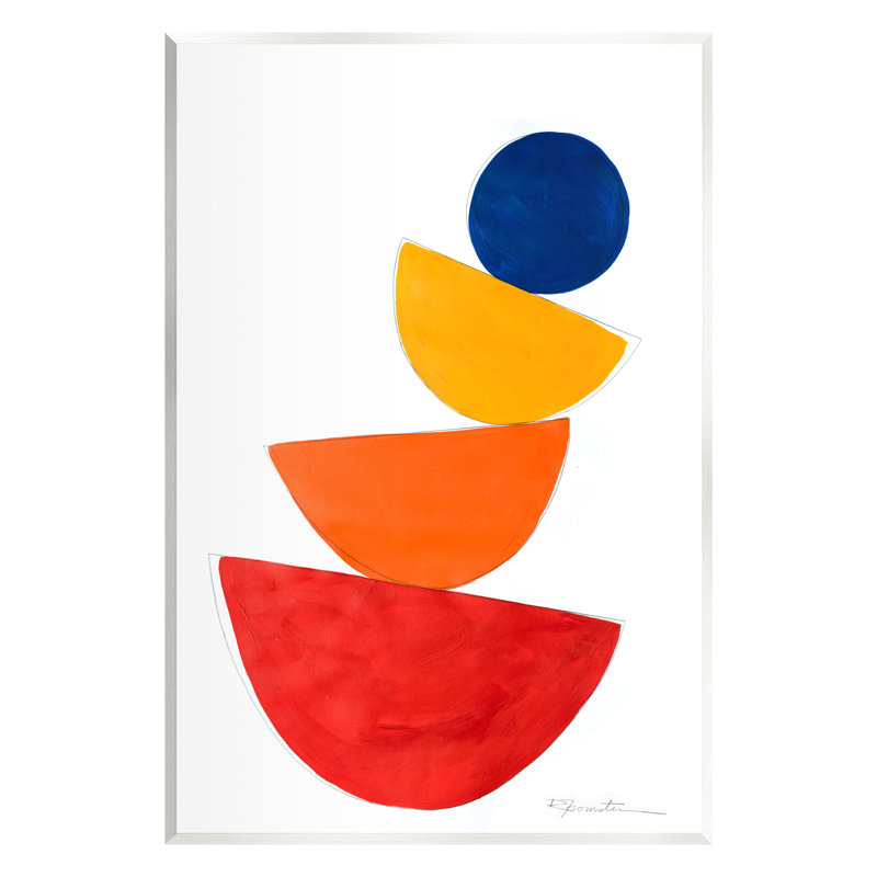 «Tilting Balancing Shapes On MDF» par Ruth Fromstein, reproduction, H 19 po x l 13 po x P 0,5 po