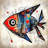 Fish Gaze - Abstract Pattern Metal Print for Home Decor
