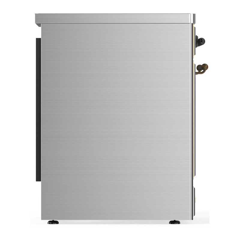 Majestic III Series 30 Inch Induction Range with 4 Induction Elements in Matte Graphite (Brass Trim), Burnished