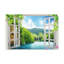 Canvas Print Wall Art Window Sea Mountains View Nature Photography Realism Scenic Landscape-1090002695