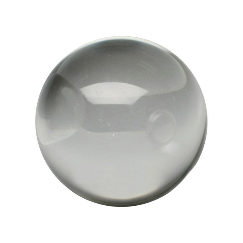Sphère de cristal - 6 po, H 6 po x l 6 po x P 6 po, Transparent