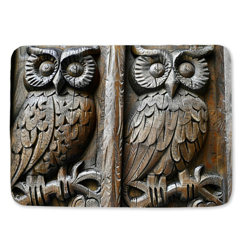 Tapis de bain Owls, L 17 po x L 24 po