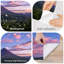 Papier peint adhésif auto-adhésif moderne pour la chambre à coucher Peel and Stick L 100 "x l 144" avec paysage de montagne-127343666