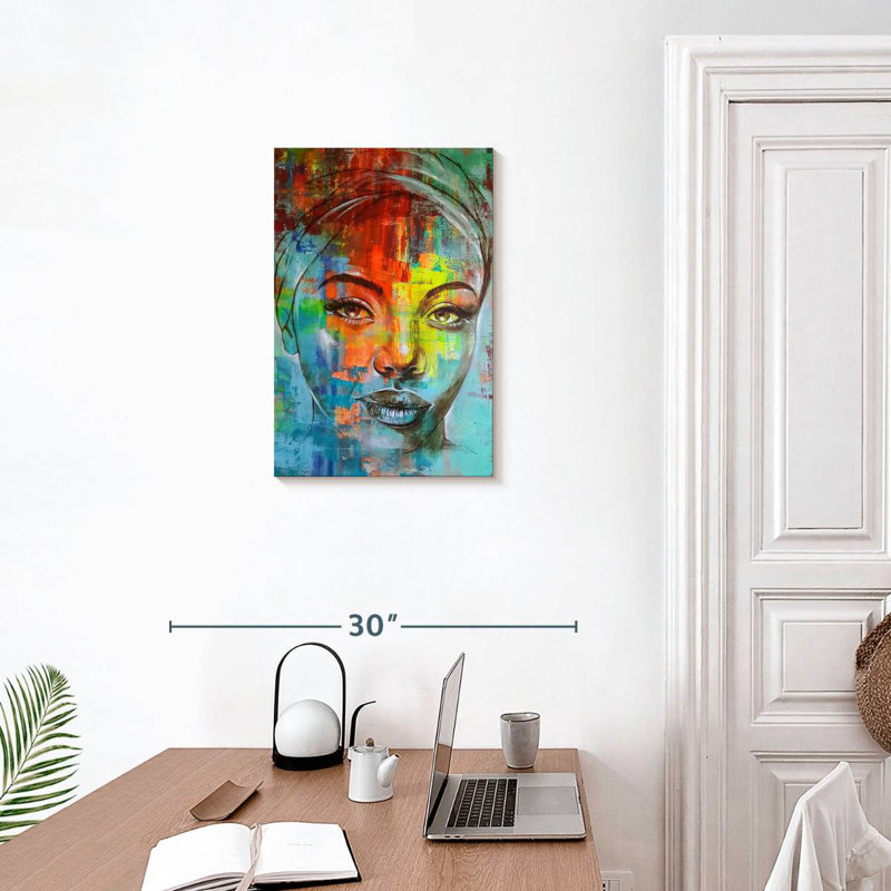 Leisha Chaba She Knows, 24" H x 16" W