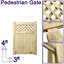 Hammondale Pressure Treated (Tanalised) Wood Gate-574585359