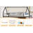 Metal Twin Over Twin Bunk Bed/ Heavy-Duty Sturdy Metal/ Noise Reduced/ Safety Guardrail/No Box Spring Needed,Black-448279743