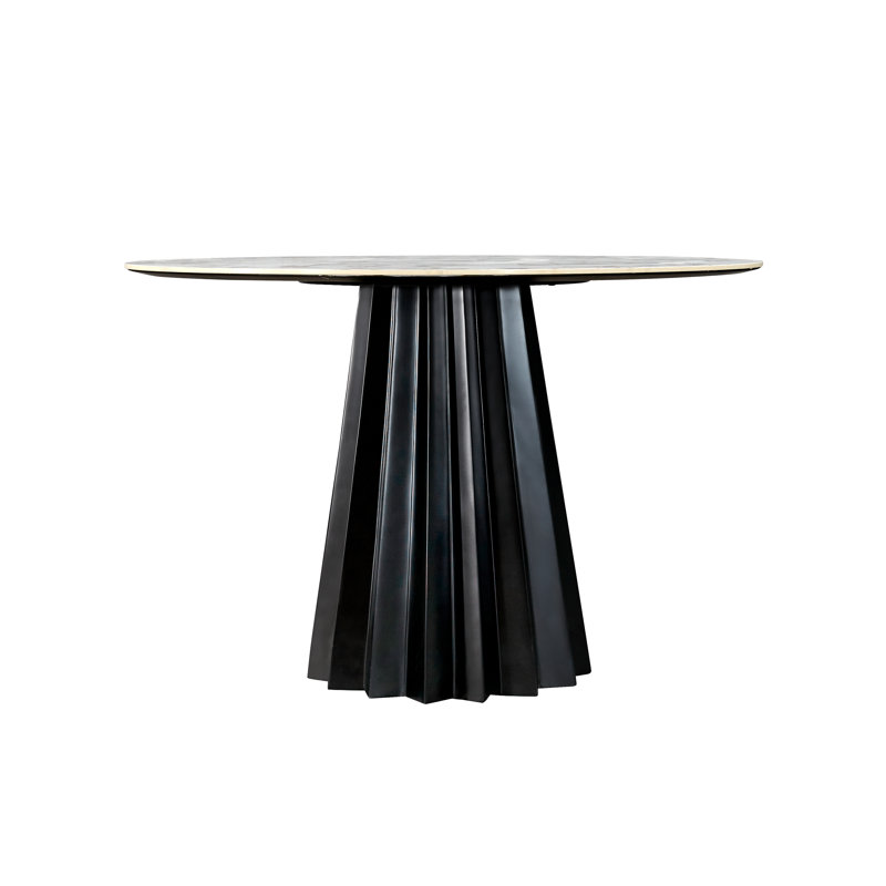  Marble 47" Round Dining Table