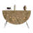 Creative aesthetics semicircle decorative cabinet-111469357