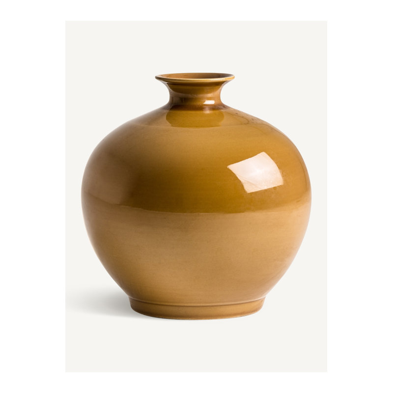Vase moutarde