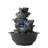 Allveta Handcrafted Indoor Outdoor Cascade Fountain with Lights