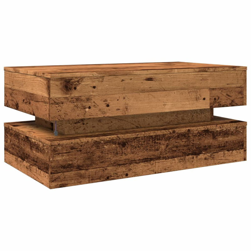 Calixtro Enclosed Coffee Table, Artisian Oak