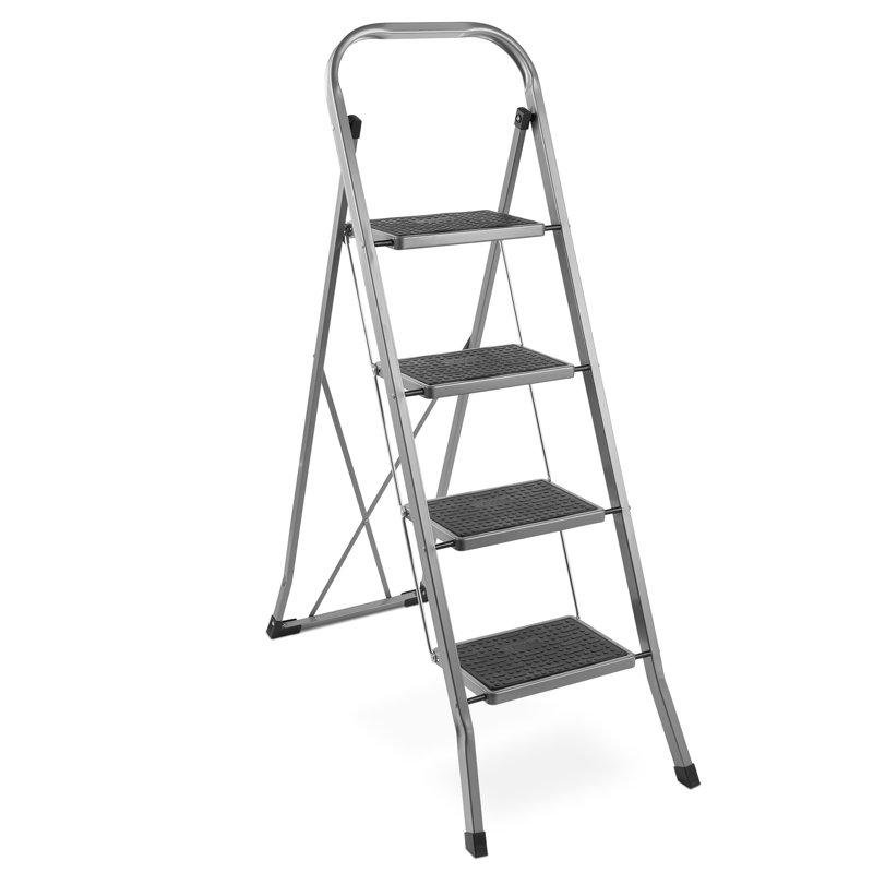 4 - Step Steel Folding Small Step Ladder