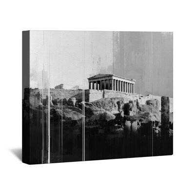 Ancient Greek Parthenon Canvas Gallery Wrap 