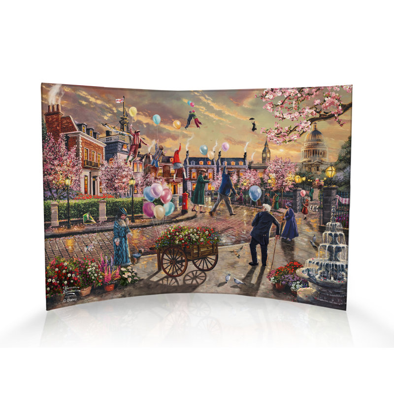 Imprimé acrylique incurvé Disney (Mary Poppins retours)