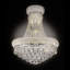 Lampe de plafond DEL 26 po "Adagio Empire" avec détails en cristal
