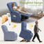 81cm Wide Lift Assist Home Theatre Recliner with Massager-631515310