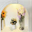 White Manufactured Wood Freestanding Fireplace