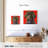 Crowle Chocolate Lab On Orange-109398728