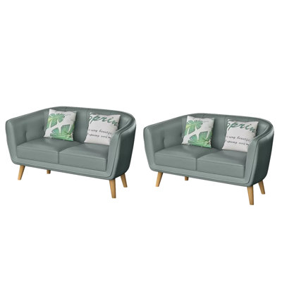 Banc rembourré en similicuir Casual