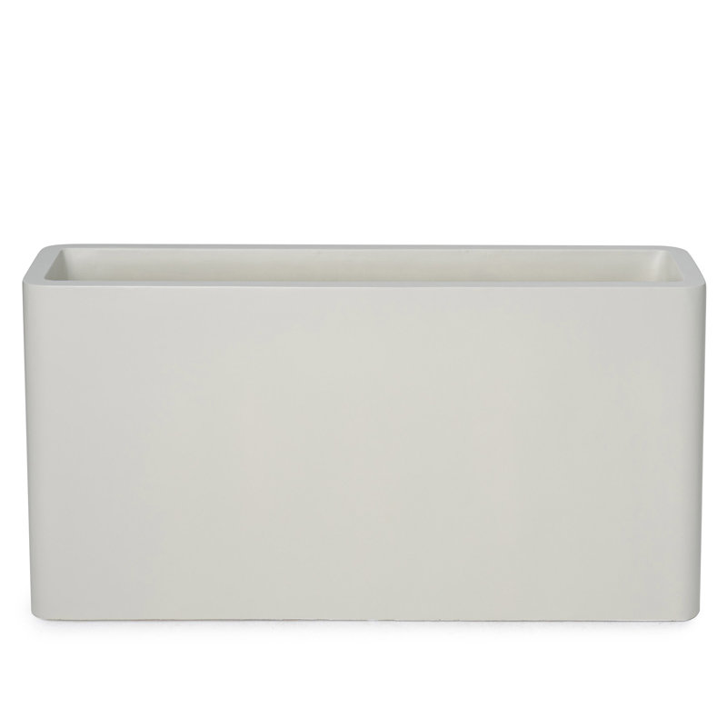 Pot à fleurs Masan mat 20 po de hauteur, Beige