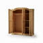 Harietta 3 Door Solid Wood Wardrobe