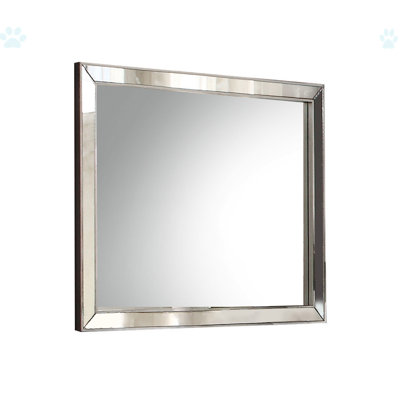 Voeville II Platinum Finish Mirror