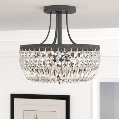Plafonnier semi-encastré Ettinger Crystal