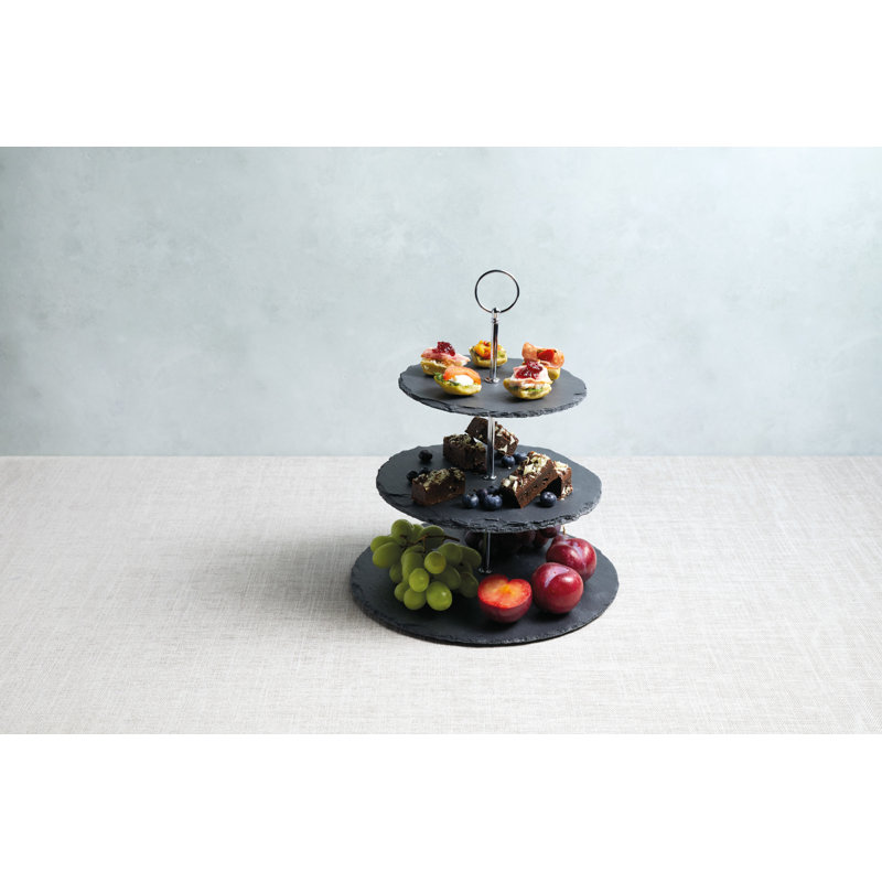 Stoneware Tiered Stand