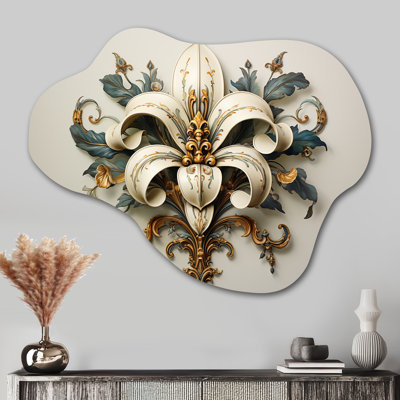 Fleur de lis, fleur de lys stylisée II - art mural, art mural