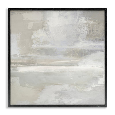 Contemporary Neutrals Abstract Framed Giclee, design by Rachel Springer