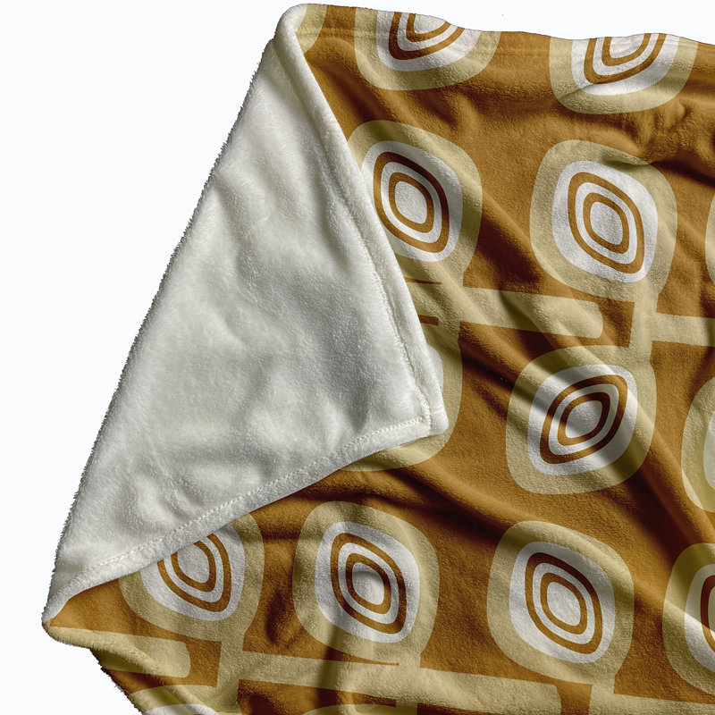 Maja Plain Weave / Muslin Throw Blanket, Yellow