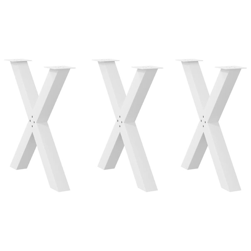 Table Leg, White, 73cm H x 80cm W
