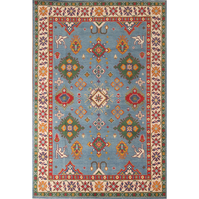 Tapis bleu Kazak